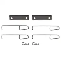febi 181918 Accessory Kit, Mounting Kit, Spring Set for Rear Brake Pads