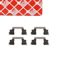 febi 182293 Zubeh&ouml;rsatz Montagesatz Federnsatz f&uuml;r Bremsbel&auml;ge vorne