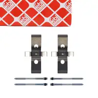 febi 182357 Zubeh&ouml;rsatz Montagesatz Bremsbel&auml;ge f&uuml;r VW Touareg 7L 7P vorne