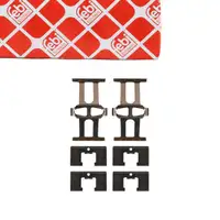 febi 182426 Zubeh&ouml;rsatz Montagestz Federnsatz f&uuml;r Bremsbel&auml;ge hinten