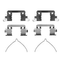 febi 182464 Zubeh&ouml;rsatz Montagesatz Federnsatz f&uuml;r Bremsbel&auml;ge vorne