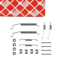 febi 182157 Zubehörsatz Montagesatz Federnsatz für Bremsbacken hinten