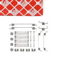 febi 182189 Accessory Kit, Mounting Kit, Spring Set for Rear Brake Shoes
