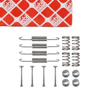 febi 182575 Zubeh&ouml;rsatz Montagesatz Federnsatz f&uuml;r Bremsbacken hinten