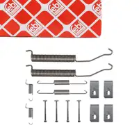 febi 182576 Accessory Kit, Mounting Kit, Spring Set for Rear Brake Shoes