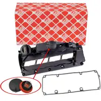 febi Ventildeckel + Dichtung f&uuml;r AUDI A3 8V A4 B8 A5 8T 8F A6 C6 SEAT Leon 5F 1.6/2.0 TDI
