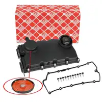 febi 185714 Ventildeckel + Ventildeckeldichtung f&uuml;r AUDI A4 B7 8E A6 4F 2.0 TDI 03G103469K
