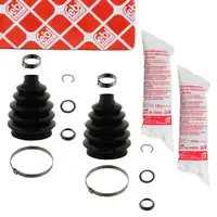 2x febi Achsmanschette Satz f&uuml;r VW Golf 3-6 Passat B6 B7 AUDI SEAT SKODA vorne radseitig