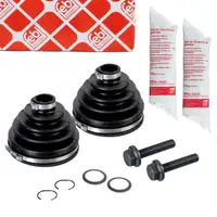 2x febi 01171 Achsmanschette Satz f&uuml;r VW Passat B5 B5.5 AUDI A4 B5 A6 C4 vorne radseitig