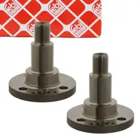 2x febi Achszapfen Achsschenkel f&uuml;r AUDI A1 A2 Polo 4 SEAT IBIZA 3 4 SKODA FABIA hinten
