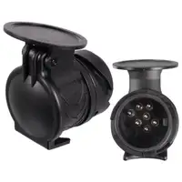 febi 171842 KURZ Adapter Kurzadapter Stecker Steckdose Anh&auml;nger Kupplung 13 auf 7 polig