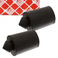 2x febi Anschlagpuffer Schalld&auml;mpfer f&uuml;r VW Golf 2 Passat B2 AUDI 100 C2 C3 80 SEAT Toledo