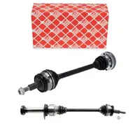 2x febi Antriebswelle f&uuml;r VW Multivan Transporter 2.0 1.9 TDI mit 5-Gang Schaltung vorne