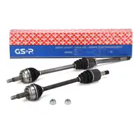 2x febi / GSP Antriebswelle f&uuml;r OPEL Movano B RENAULT Master 3 03.2014-07.2019 vorne