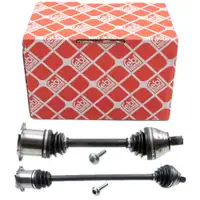 2x febi Antriebswelle f&uuml;r VW Golf 5 6 Passat B6 B7 Touran 1.9/2.0 TDI mit Automatik vorne