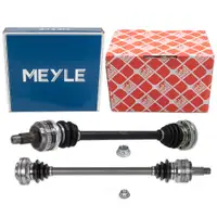 2x febi / MEYLE Antriebswelle f&uuml;r BMW 1er E81-88 116-120i 3er E90-93 316-323i hinten