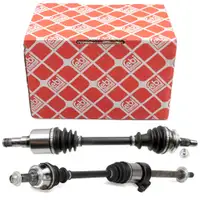 2x febi Antriebswelle für MINI R50 R53 One / Cooper W10 75-116 PS mit Schaltgetriebe vorne
