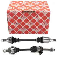 2x febi Antriebswelle für MINI R50 R53 One / Cooper W10 mit Schaltgetriebe bis 06.04 vorne