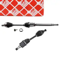 2x febi Antriebswelle f&uuml;r FORD Mondeo 4 Galaxy S-Max WA6 2.0/2.2TDCi mit Schaltung vorne