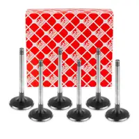 6x febi 21042 Auslassventil f&uuml;r AUDI 80 B4 A4 B5 A6 C4 4D Cabrio Coupe 2.6 2.8 078109611C