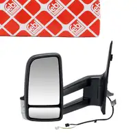 febi Au&szlig;enspiegel Seitenspiegel f&uuml;r MERCEDES-BENZ Sprinter 3-5t B907 B910 links 9108100801
