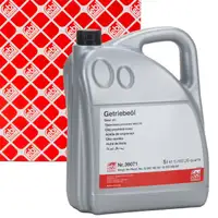 5L 5 Liter febi 39071 Getriebe&ouml;l Automatikgetriebe&ouml;l f&uuml;r VW TL52182 DCTF-1 GELB