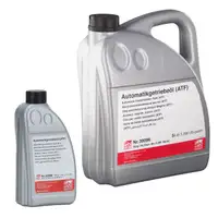 6L 6 Liter febi Automatikgetriebe&ouml;l ATF GR&Uuml;N f&uuml;r AUDI BMW CHRYSLER JAGUAR