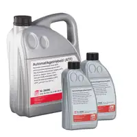 7L 7 Liter febi Automatikgetriebe&ouml;l ATF GR&Uuml;N f&uuml;r AUDI BMW CHRYSLER JAGUAR