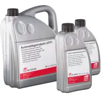 7L 7 liters febi Automatic Transmission Fluid (ATF) for BMW, Ford, MINI, Opel, PSA, Volvo, and VW