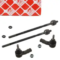 2x febi Spurstange + Spurstangenkopf f&uuml;r VW Golf 2 Jetta 2 SEAT Ibiza 2 mit TRW vorne