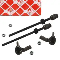 2x febi Spurstange + Spurstangenkopf f&uuml;r VW Golf 2 Jetta 2 SEAT Ibiza 2 ohne Servo vorne
