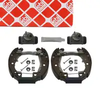 febi 37490 Bremsbackensatz + Radbremszylinder + Zubeh&ouml;r Feststellbremse hinten