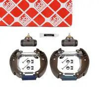 febi 37500 Bremsbackensatz + Radbremszylinder + Zubeh&ouml;r Feststellbremse hinten