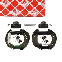febi 37666 Bremsbackensatz + Radbremszylinder + Zubeh&ouml;r Feststellbremse hinten