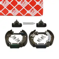febi 38741 Bremsbackensatz + Radbremszylinder + Zubeh&ouml;r Feststellbremse hinten
