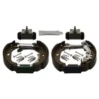 febi 38744 Bremsbackensatz + Radbremszylinder + Zubeh&ouml;r Feststellbremse hinten