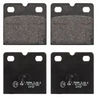 febi 116087 Bremsbel&auml;ge f&uuml;r AUDI R8 (42) JAGUAR S-Type 2 (X200) XJ XK 2 (X150) hinten