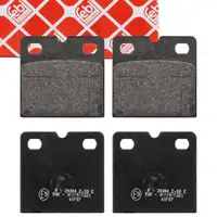 febi 116087 Bremsbel&auml;ge f&uuml;r AUDI R8 (42) JAGUAR S-Type 2 (X200) XJ XK 2 (X150) hinten