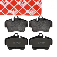 febi Bremsbel&auml;ge f&uuml;r PORSCHE 996 997 3.6 3.8 Carrera Turbo 987 2.7-3.4 hinten