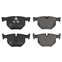 febi Bremsscheiben + Bel&auml;ge + Sensor f&uuml;r BMW 5er E60 520-530i/d 6er E63 E64 630i hinten