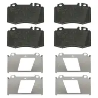 febi Bremsscheiben + Bel&auml;ge + Sensor f&uuml;r MERCEDES-BENZ SL R129 280 mit ESP vorne + hinten