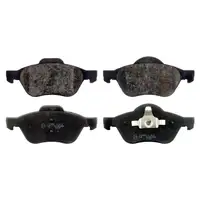 Brake discs + wheel bearings + brake pads for RENAULT Laguna 2 (16/17-inch front and rear)