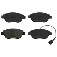 febi Bremsscheiben + Bel&auml;ge + Sensor f&uuml;r FIAT Idea LANCIA Musa 1.6D Multijet vorne hinten