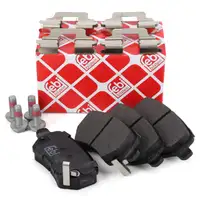 febi 16512 Bremsbel&auml;ge f&uuml;r OPEL Astra G H Combo Corsa C Meriva A B Zafira A B hinten