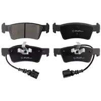 febi Bremsscheiben + Bel&auml;ge Sensor f&uuml;r VW Touareg 7L R5 TDI Multivan Transporter T5 hinten