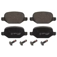 febi Bremsscheiben + Bel&auml;ge f&uuml;r ALFA ROMEO 147 (937_) GTA 156 (932_) GT (937_) hinten