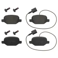 febi Bremsscheiben + Bel&auml;ge + Sensor f&uuml;r FIAT Idea LANCIA Musa 1.6D Multijet vorne hinten