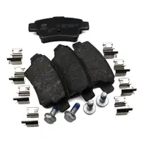 febi Bremsscheiben + Bremsbel&auml;ge f&uuml;r ABARTH / FIAT Grande Punto (199_) 1.4 1.9D hinten