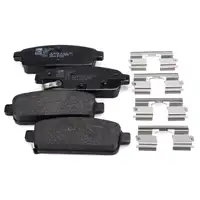 febi Bremsscheiben + Bremsbel&auml;ge f&uuml;r OPEL Astra J Zafira Tourer C 16" POC vorne + hinten