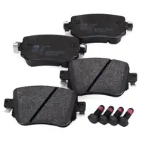 HIRSCHER Bremsscheiben + Bel&auml;ge f&uuml;r VW Sharan 7N AUDI Q3 8U 11.2014 SEAT Alhambra hinten